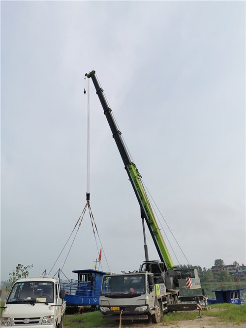 红古区桥梁建设吊装案例